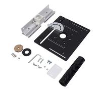 Tablero de la mesa del enrutador aluminio aleación altura de acero altura de fresado ajustable máquina de recorte placa bancos de carpintería universal de carpintería