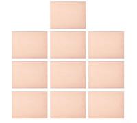 Tablero de lámina de cobre PCB 10 piezas 20x10 cm de una sola cara FR4 fibra de vidrio recubierto de cobre para electrónica, pasatiempos, grabado, experimento, desarrollo de proyectos de PCB