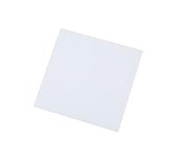 Tablero de láminas de cerámica de alúmina, disipador de calor blanco, sustrato de placa de cerámica resistente a altas temperaturas, 1 pieza(100x100x1.5mm)