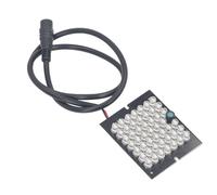 Tablero de Lámpara IR Tablero de Lámpara LED Visión Nocturna 48 Cuentas LED Iluminador LED Módulo de Tablero Infrarrojo DC12V para Cámaras SCS Cámaras IR de 850 NM