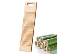Tablero De Lavado De Madera para Lavandería - Tablero De Arbusto De Mano con Patrón Ondulado | Tabla De Lavado con Marco De Madera, De Ropa Eficaz para El Hogar, La Escuela, Lavadoras,