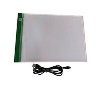 Tablero de luz de transferencia de bocetos, Green | Panel de rastreo portátil con brillo continuo, panel táctil lateral para artistas y estudiantes