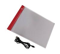 Tablero de luz de transferencia de bocetos, Red | Panel de rastreo portátil con brillo continuo, panel táctil lateral para artistas y estudiantes