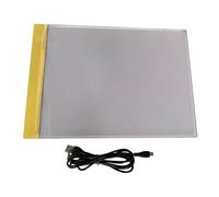 Tablero de luz de transferencia de bocetos, Yellow | Panel de rastreo portátil con brillo continuo, panel táctil lateral para artistas y estudiantes