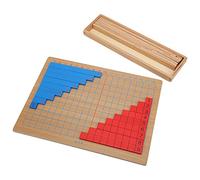 Tablero de Madera de Suma y Resta Juguete Educativo para Niños Que Aprenden Habilidades Matemáticas 34 Piezas de Madera de Haya