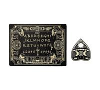Tablero de madera grande para hablar con péndulos de planchette, tablero de mensajes de adivinaciones, suministros de brujería, tablero de espirituosos de madera, péndulos, tablero de adivinaciones