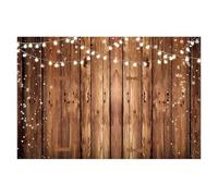 Tablero de Madera Pared Flores Fondo fotografía Boda cumpleaños Suministros decoración for Fiesta Accesorios para Estudios FotográFicos(Brown1,Polyester-150x100cm)