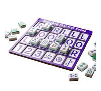 Tablero de Mahjong para Práctica en Solitario | Entrenamiento Mahjong | Entrenador de Mah Jongg Americano | Para Mujeres Hombres Principiantes Apartamento Oficina Reuniones Clubes Vacaciones Viajes