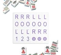 Tablero De Mahjong Solo, Aplicación Amplia, 18.5x16cm, Tablero De Práctica De Mahjong, Accesorio De Juegos Portátil, Refinamiento De Habilidades, Para Viajes, En La Piscina, Familia, Principian