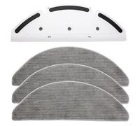 Tablero de marco de tela para Blaupunkt para BLUEBOT Precision Plus para Homend 1287H, kit de repuesto de microfibra de plástico con 1 o 3 trapos, negro para EXVAC900 EXVAC900S Robot V (1+3)