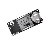 Tablero de medidor de clima digital para uso en incubadora, módulo de temperatura y humedad LCD con soporte para celda de moneda, módulo de higrómetro de incubadora de 75 x 31 mm Tablero de medidor de