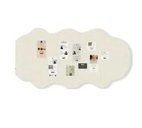 Tablero de mensajes fieltro con foto nube, pegatinas pared, tablero engrosado, cultura fotográfica, bricolaje, decoración artística plegable for el hogar, 5 uds Para Oficinas