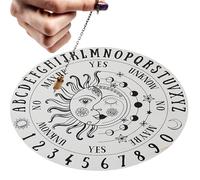 Tablero de mensajes metafísicos de madera | Tablero de mensajes metafísicos para la adivinación - para suministros de altar Wiccan de brujería, azulejo de altar, energía Reiki