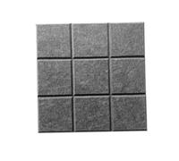 Tablero de mensajes pared decorativo fieltro cuadrado, fotos, fondo, trabajos, tablero corcho, tablón anuncios, 6 uds de Fieltro(Dark Gray)