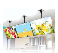 Tablero de menú digital LED para publicidad, pantalla electrónica para restaurantes y tiendas, caja de luz montada en la pared