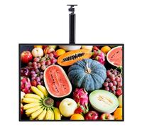 Tablero de menús retroiluminado LED - Póster iluminado montado en la pared con marco de aleación de aluminio, cambio de imagen magnético, adecuado para restaurantes y centros comerciales