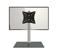 Tablero de Mesa con Base Vidrio Templado, TV Altura Ajustable, Compatible televisores Pantalla Plana LCD 14 a 27 Pulgadas, Máx. VESA 1600 x 100 mm, Hermoso