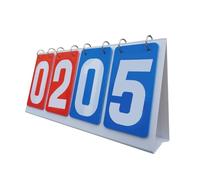 Tablero de Mesa de Marcador: Aleta de puntuación de Voleibol, Marcador de Pantalla de 4 dígitos, Dispositivo portátil | Práctico Accesorio Deportivo, Juegos de práctica de partid