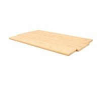 Tablero de Mesa para Acampar Al Aire, Madera Maciza, Resistente a los Arañazos, Fácil Reemplazo para Picnics y Reuniones (Borde Cuadrado)
