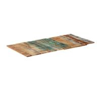 Tablero de mesa rectangular 60 x 120 cm 15-16 mm madera recuperada