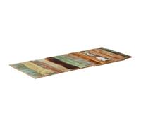 Tablero de mesa rectangular 60 x 140 cm 15-16 mm madera recuperada