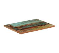 Tablero de mesa rectangular 60 x 80 cm 25-27 mm madera recuperada