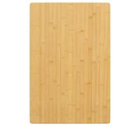 vidaXL Tablero de Mesa de bambú 60x100x2,5 cm