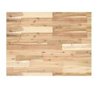 Tablero de mesa rectangular de madera maciza de acacia, 100 x 60 x 2 cm, no | Madera de acacia sin tratar, superficie lisa, fácil de limpiar, forma rectangular, uso versátil en interiores