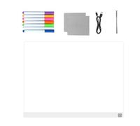 Tablero de notas LED, 7 colores, borrado en seco, control táctil, juguetes de pintura, tablero de luz LED, para niños, luz nocturna, hogar, oficina, escuela, vacaciones, arte, pintura, colorear