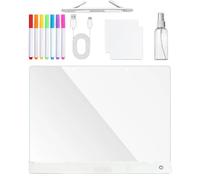 Tablero de notas LED con colores | con soporte, bloc de mensajes acrílico con luz LED de 7 colores, tablero de notas, juguete para bocetos, para niños, niñas, adolescentes, preescolares, estudiantes