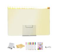 Tablero de notas LED genérico | Pizarra de escritura con toma USB | Panel luminoso LED borrable que incluye marcadores, para niños y niñas, en la escuela, en el salón, en la