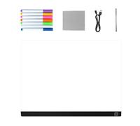 Tablero De Notas LED | Material de Escritura Borrable en Seco Colorido - Tablero De Luz LED | para Niños y Niñas, Uso Nocturno, Hogar, Escuela, Vacaciones y