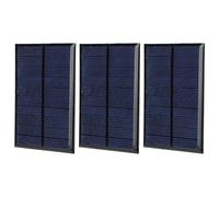 Tablero de panel solar Mini panel solar de alta eficiencia 5V 200mA Módulo de energía solar DIY para luces de jardín al aire libre Cargadores de teléfono Polisilicio 30 cm 3 piezas