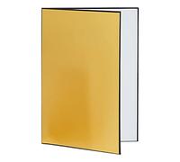 Tablero de papel plegable de cartón para fotografía A4 para sesión de fotos, negro, blanco y dorado