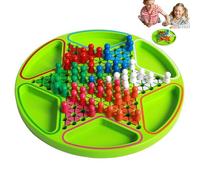 Tablero de para el juego de la dama, juegos de mesa estratégicos hexagonales, peones de madera de colores para el juego de la dama, para niños y niñas, reuniones familiares, eventos, viajes