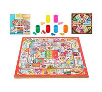 Tablero de parchís y oca Madera niños, Familiar