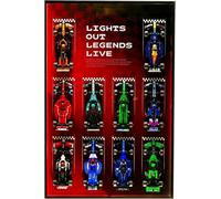 Tablero de pared para coche de carreras Lego 77242-77251 - Soporte de pared para montaje en pared para juego de construcción de coches de carreras, 80 x 50 cm (77242-77251)