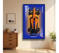Tablero de pared para coche de carreras Lego Technic 42141 McLa*ren F1, compatible con coches Lego, ideas de engranajes para entusiastas del montaje en pared de coche Lego, solo tablero de pared, 80 x