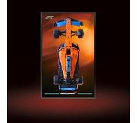 Tablero de pared para L-e*g-o Technic Car F1 para Mc-Laren For-mula 1 42141, compatible con L-e*g-o, 50 x 80 cm, montaje en pared (B,Basic)