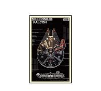 Tablero de pared para Lego 75389 Millennium Falcon - Soporte de pared para montaje en pared para juego de construcción de coches de carreras, regalo ideal para entusiastas de las modelos, 50 x 80 cm