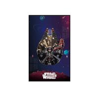 Tablero de pared para Lego 75389 Millennium Falcon - Soporte de pared para montaje en pared para juego de construcción de coches de carreras, regalo ideal para entusiastas de las modelos, 50 x 80 cm