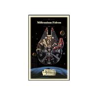 Tablero de pared para Lego 75389 Millennium Falcon - Soporte de pared para montaje en pared para juego de construcción de coches de carreras, regalo ideal para entusiastas de las modelos, 50 x 80 cm