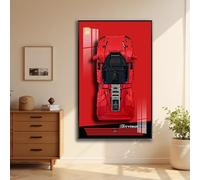 Tablero de pared para Lego Technic 42143 Ferrari Daytona SP3, compatible con coches Lego, ideas de engranajes para entusiastas del montaje en pared de coche Lego, solo tablero de pared, 80 x 50 cm