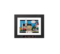 Tablero de pared para postal Le-go 40954, tablero de exhibición para montaje en pared, marco de fotos de pared (solo tablero de pantalla)