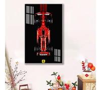 Tablero de pared personalizado para Lego Technic S-24 42207 Ferrari F1, compatible con Lego F1 Technic, ideas de regalo para los entusiastas del montaje en pared de automóviles Lego, (sin coche)