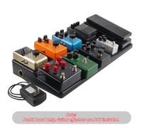 Tablero de Pedales de Efectos de Guitarra Estuche Resistente para Pedalero de Guitarra con Cinta Adhesiva Accesorios para Pedales de Guitarra