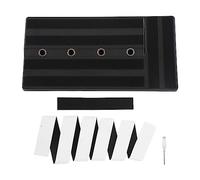 Tablero de pedales para efectos de guitarra, tablero de pedales profesional para guitarra con orificio oculto para cableado y espacio para fuente de alimentación, tablero de pedale