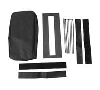 Tablero de pedales para guitarra de aleación de aluminio, tablero de pedales de efectos súper ligero con bolsa de transporte, tablero de pedales compacto de 38 x 14,5 cm para guita