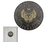 Tablero De Péndulo De Radiestesia De Madera - Disco De Oráculo Siete Estrellas De 25 Cm, Decoración De Mensaje Espiritual | Guía De Adivinación Metafísica Para La Meditación, Ritual, Visualización De