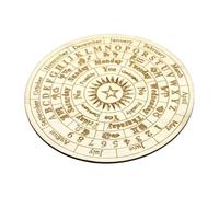 Tablero De Péndulo Decorativo De Madera - Tablero De Adivinación, Tablero De Radiestesia | Tablero De Mensajes Metafísicos, Herramientas De Adivinación De Brujería Para La Decoración Espiritual Del